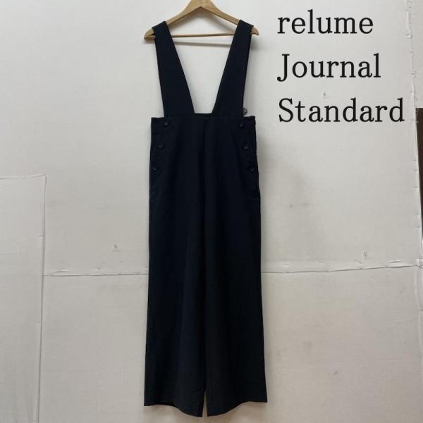 レリュームジャーナルスタンダード TR ストレッチ ダブルボタン サロペット サイドジップ開閉 オー...