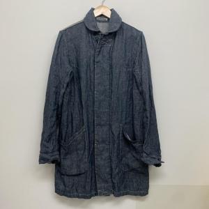 ガイジンメイド リネンジャケット 外人公司 ロング丈 フライフロント 麻100% ラウンドカラー 2 50119950 50119950