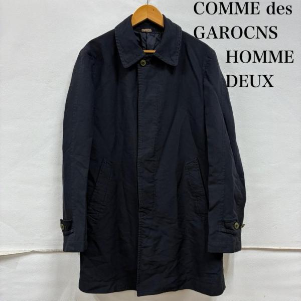 コムデギャルソンオムドゥ 2015AW 製品染め エステル 後染め フライフロント ステンカラー コ...