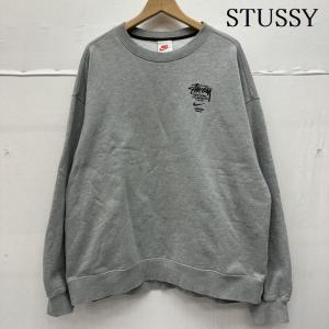 NIKE（ナイキ） × STUSSY WASHED NRG FLEECE CREWNECK BLACK Sサイズ