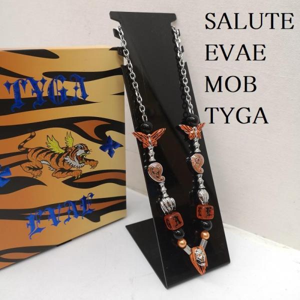 古着 SALUTE EVAE MOB TYGA SKULL NECKLACE ネックレス サルーテ ...
