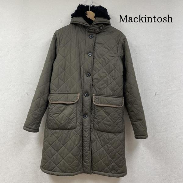 マッキントッシュ キルト コート 中綿 キルティング ジャケット フーディー ボタン ブルゾン 38...