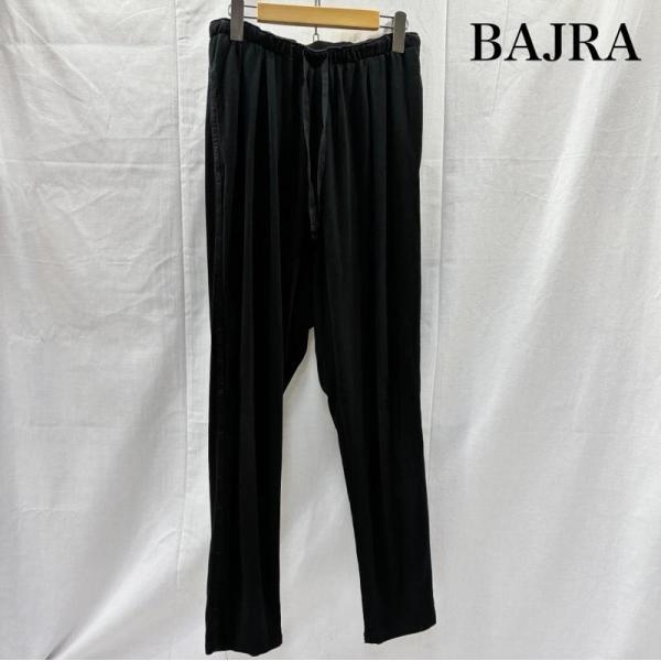 バジュラ テーパードスウェットパンツ ラインパンツ black サイズ0 フリーススラックス 0 5...