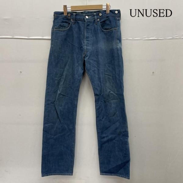 アンユーズド ストレート デニム パンツ UW0175 11SS レインボーステッチ サスペンダーボ...