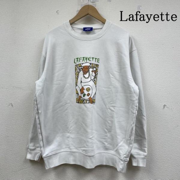 ラファイエット 18周年限定 横浜 クルーネックスウェット プリント ダンサーファッション ストリー...