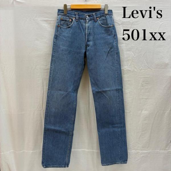 リーバイス 501xx 90s USA製 ボタン裏555 バレンシア ヴィンテージ ジーンズ デニム...