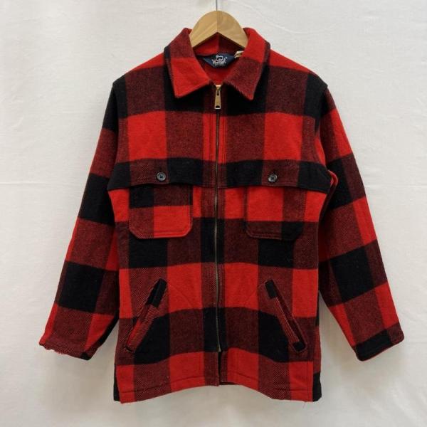 ウールリッチ 80s USA製 バッファローチェック ウール マッキーノジャケット M 501507...