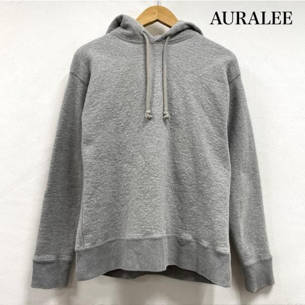 オーラリー BACK WOOL SWEAT BIG PARKA バック ウール スウェット ビッグ ...