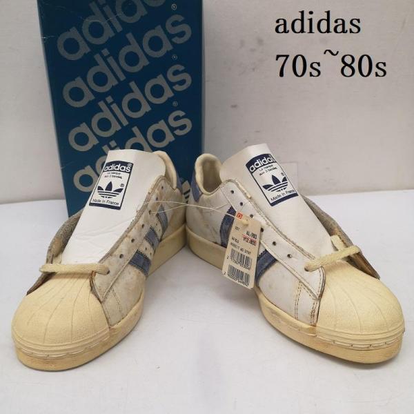 アディダス 70s 80s デッドストック 観賞用 SUPERSTAR スーパースター 単色ベロ フ...