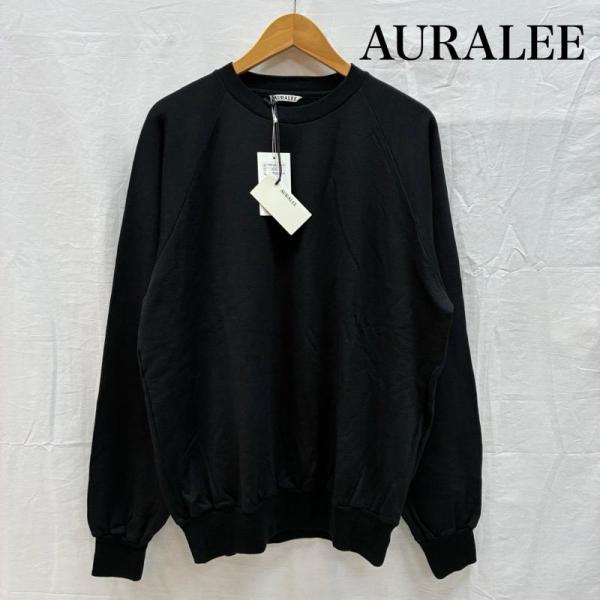 オーラリー 25AW LIGHT WOOL SWEAT P/O ライト ウール スウェット プルオー...