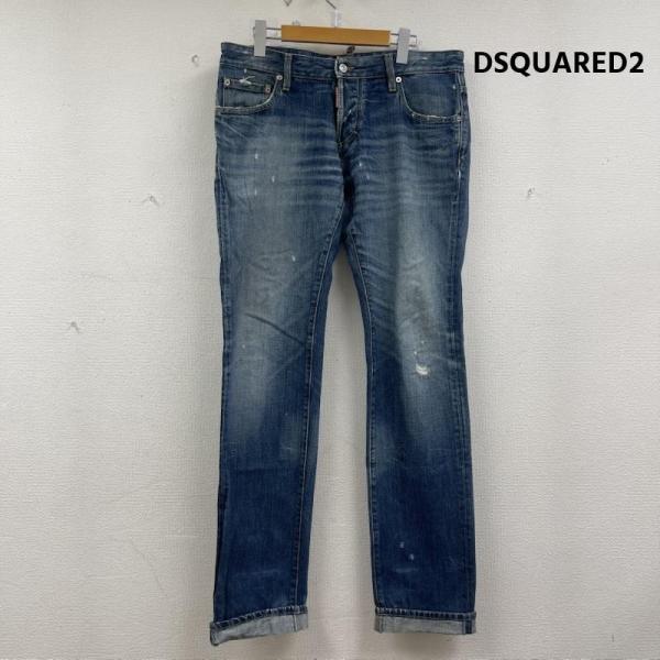 ディースクエアード イタリア製 ダメージ 加工 デニム パンツ 74LA262 50 5015550...