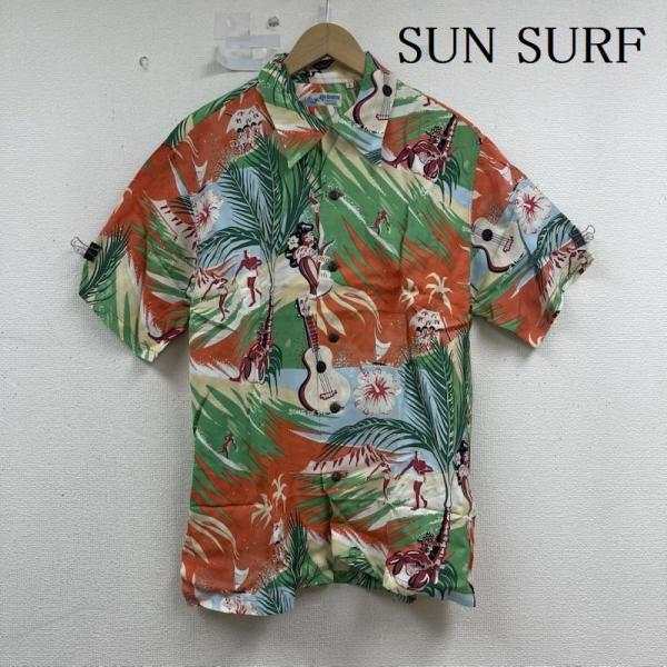 サンサーフ ジョンセバーソン ウクレレ フラガール 半袖 アロハシャツ JOHN SEVERSON ...