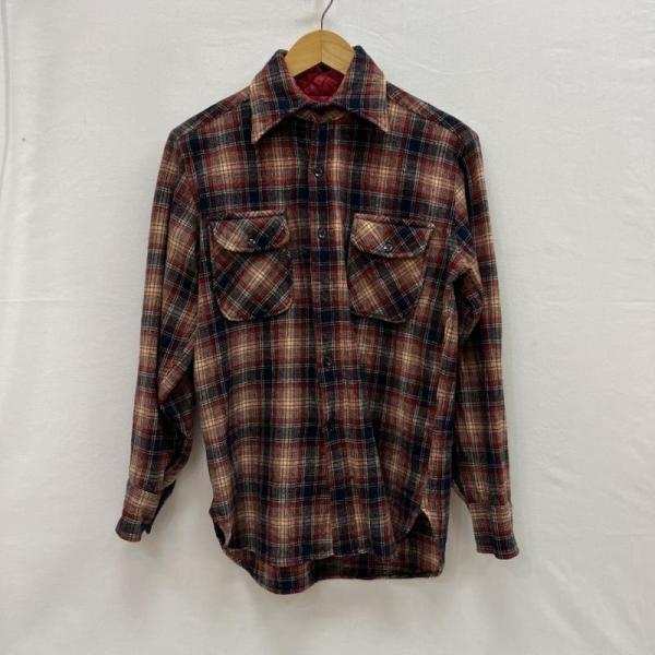 ペンドルトン 70s チェック ウール シャツ ヴィンテージ M 50156176 50156176