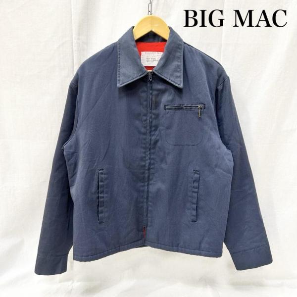 ビックマック 70s JCPenney ワークジャケット navy TALON ZIP - 5015...