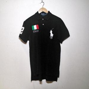 ラルフローレン ポロシャツ ビックポニー イタリア 国旗 ナ...