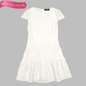 白 レース ワンピースの商品一覧 通販 Yahoo ショッピング