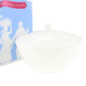 ウェッジウッド ジャスパー コンラン ホワイト JASPER CONRAN WHITE シュガーポット 食器 白 WEDGWOOD 美品 ＼LYP会員限定セール／52BA82｜brankasta-ec