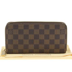 ルイヴィトン ダミエ ジッピーウォレット ラウンドファスナー長財布 N60015 レディース エベヌ LOUIS VUITTON ＼特別SALE 5/21まで／04AA11｜brankasta-ec