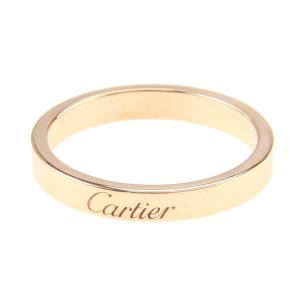 カルティエ C ドゥ カルティエ ウェディング リング 結婚指輪 ♯57 K18PG 17号相当 Cartier 美品 定価17.2万 ＼特別SALE 5/21まで／62CA22｜brankasta-ec