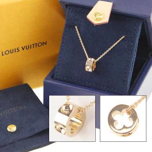 ルイヴィトン パンダンティフ アンプラント ネックレス アクセサリー Q93673 K18PG ピンクゴールド LOUIS VUITTON 62CA20｜brankasta-ec