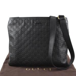 グッチ グッチシマ ショルダーバッグ 201446 斜め掛け レザー ロゴ B5収納可 レディース 黒 GUCCI ＼LYP会員限定セール／04DA05｜brankasta-ec