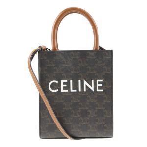 セリーヌ ミニ バーティカル カバ トリオンフ 2way ショルダーバッグ/ハンドバッグ 194372BZK 04LU 鞄 CELINE 定価21.4万 ＼LYP会員限定セール／04DA23｜brankasta-ec