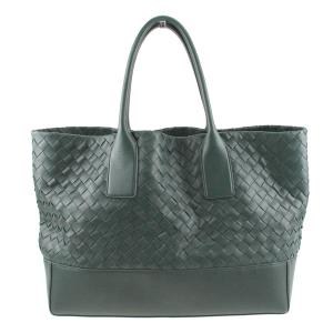 ボッテガヴェネタ イントレチャート トートバッグ ショルダーバッグ 鞄 レザー 本革 グリーン BOTTEGA VENETA ＼LYP会員限定セール／62DB24｜brankasta-ec