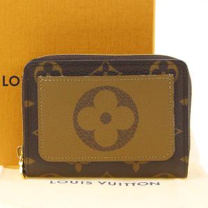 ルイヴィトン モノグラムジャイアント ポルトフォイユ ルー 二つ折り財布 M81461 LOUIS VUITTON 美品 定価10万 62EZ06｜brankasta-ec