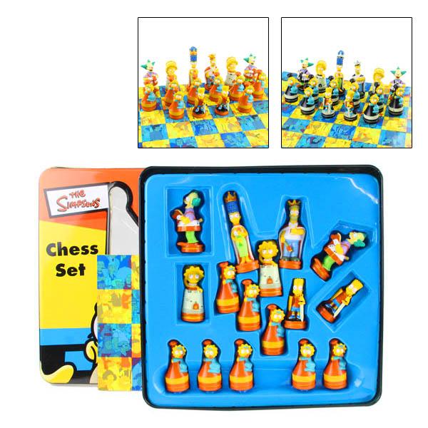 シンプソンズ 3Dチェスセット The Simpsons Chess Set テーブルゲーム ボード...