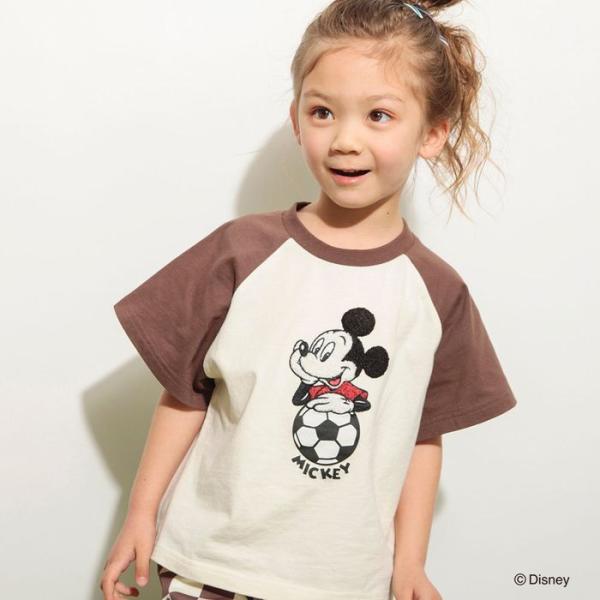 【Disney/ディズニー】サガラ刺繍ラグラン半袖Tシャツ 男の子 ボーイズ SS 春物 夏物 春夏...