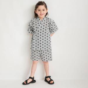 【SALE】【キッズ】甚平 じんべい 子供服 キッズ 和服 セットアップ 男の子 ボーイズ 男児 90 100 110 120