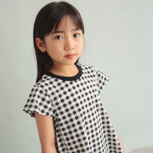 【WEB限定/DRC/やわらか天竺】Aライン半袖Tシャツ 女の子 ガールズ SS 春物 夏物 春夏物 子供服 子ども服 ベビー キッズ ジュニア