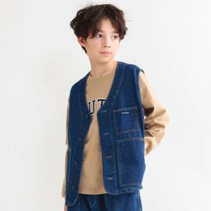 【NAUTICA/ノーティカ】ツイル・デニムベスト 男の子 ボーイズ SS 春物 夏物 春夏物 子供服 子ども服 キッズ 子供 子ども｜branshes