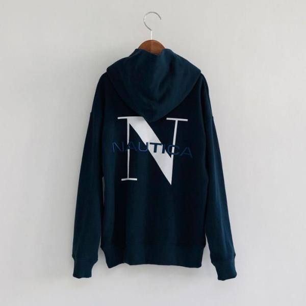 【NAUTICA/ノーティカ】BACK N ロゴ裏毛パーカー