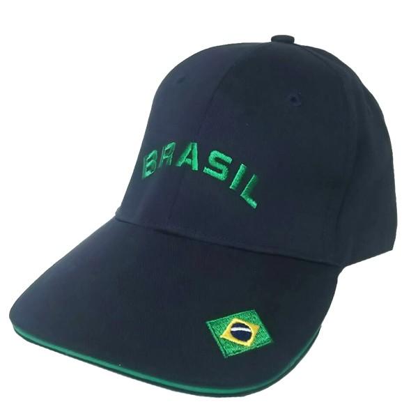 ブラジルキャップ 　「BRASIL」文字入り