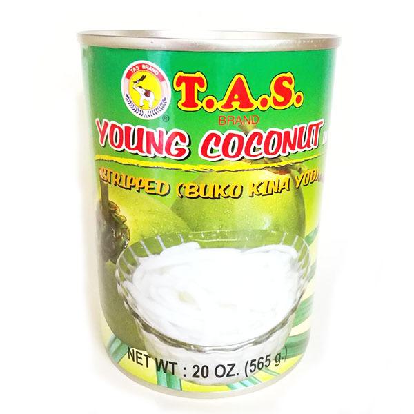 Young coconut meat in syrup　TAS　ココナッツミート　シロップ漬け 56...