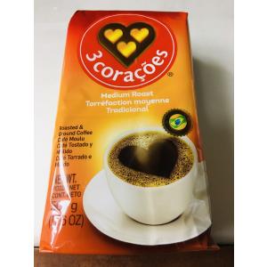 トレス　コラソン　コーヒー 3 Coracoes Tradicional Cafe　　500g　ブラジルコーヒー｜brasilsaketen