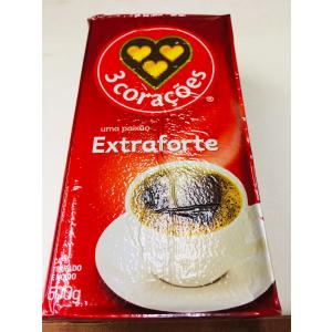 トレス　コラソン　コーヒー 3 Coracoes Extraforte　Cafe  500g　ブラジルコーヒー｜brasilsaketen
