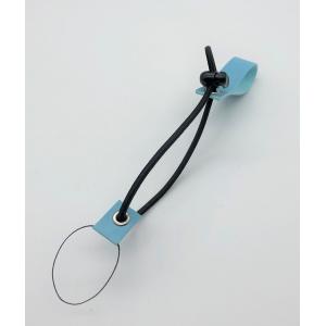 #らくすと　限定カラー　水色　CL用　Brassオリジナル　フィンガーストラップ　　B♭管/A管/E♭管クラリネット用
