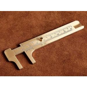 真鍮 ポケットノギス（ミニサイズ）ブラス 定規