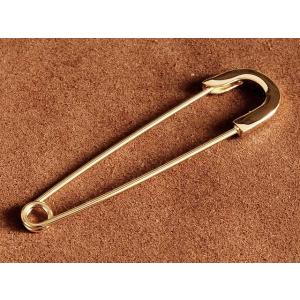 真鍮 安全ピン（ビッグサイズ）セーフティーピン キルトピン ブラス