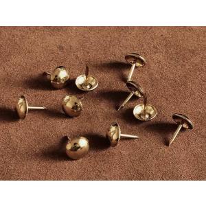 10個セット 真鍮 太鼓鋲（XSサイズ） プッシュピン