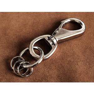 真鍮 スナップフック キーホルダー（Sサイズ）ナスカン カラビナ