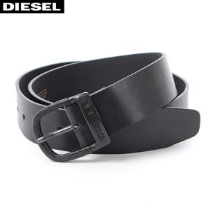 ディーゼル DIESEL レザーベルト メンズ ブラック B...