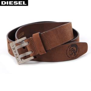 ディーゼル DIESEL レザーベルト メンズ ブラウン B...