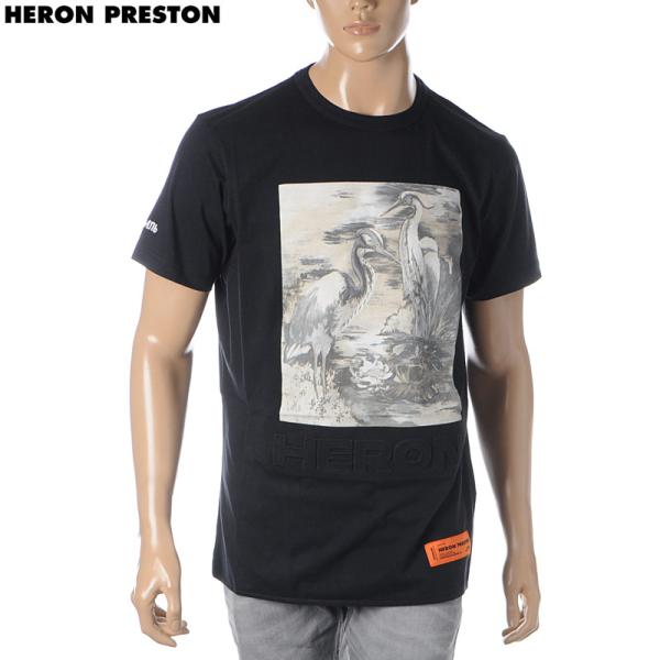 ヘロン プレストン HERON PRESTON クルーネックTシャツ 半袖 メンズ T-SHIRT ...