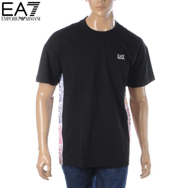 エンポリオアルマーニ EA7 EMPORIO ARMANI Tシャツ 半袖 クルーネック メンズ 3...