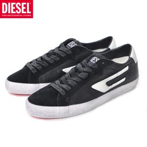 ディーゼル DIESEL レザースニーカー メンズ ローカット S-LEROJI LOW Y02741 PR663 ブラック｜bravas