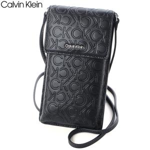 カルバンクライン Calvin Klein Jeans スマートフォンホルダー ブランド ポーチ ケース K60K610947 ブラック｜bravas