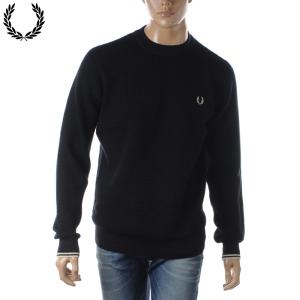 フレッドペリー FRED PERRY ニット セーター メンズ ブランド クルーネック K6507 ...